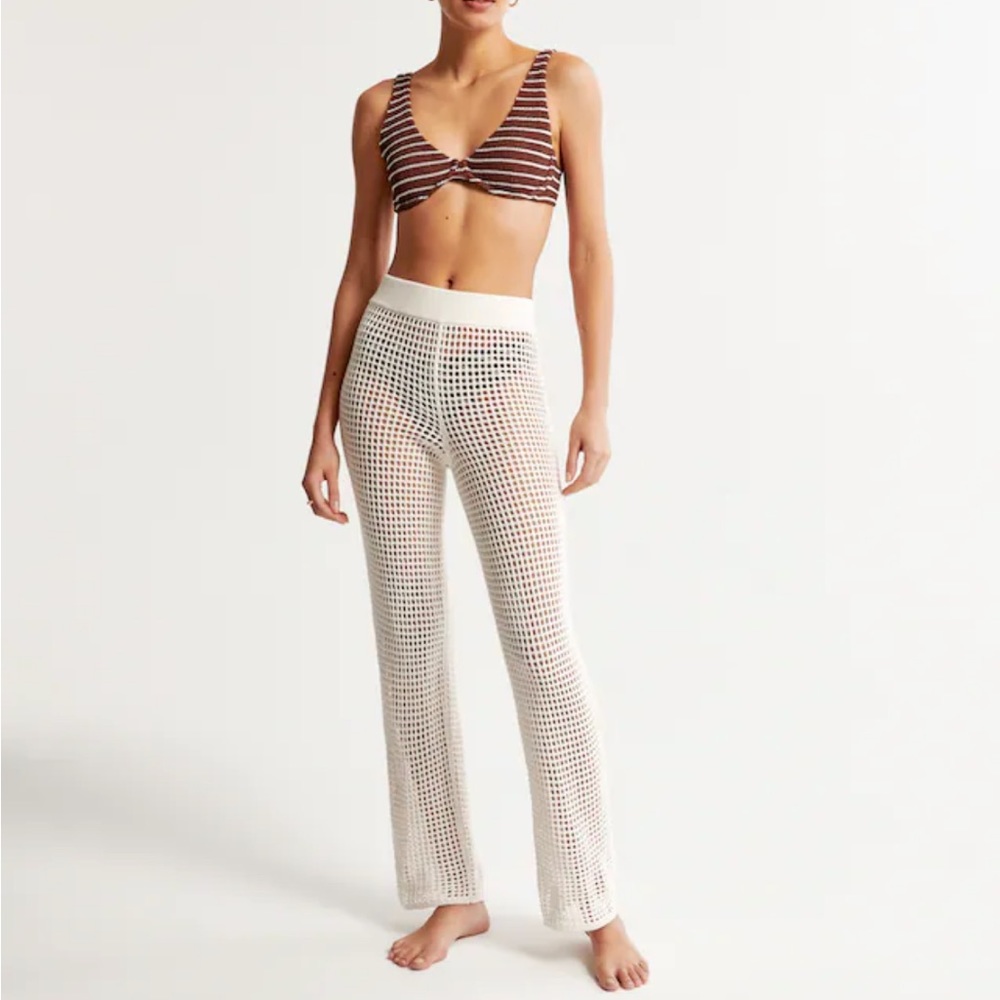 Abercrombie & Fitch Crochet Coverup Pant XXS